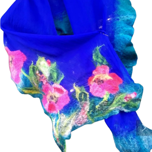 Eșarfă (mătase-lana) - îmbrăcăminte și modă - eșarfe, pălării, fularuri - eșarfe - Artynos.ro