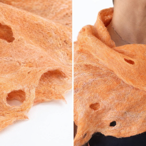 Eșarfă de mătase naturala împaslita  - îmbrăcăminte și modă - eșarfe, pălării, fularuri - șal, eșarfă de cap - Artynos.ro