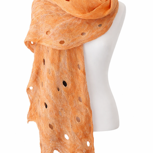 Esarfa de matase naturala impaslita  - Artynos.ro