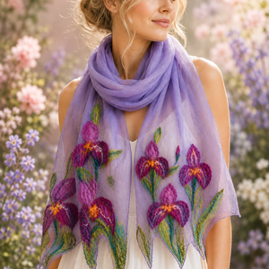 Esarfa de matase naturala ...handmade - Artynos.ro