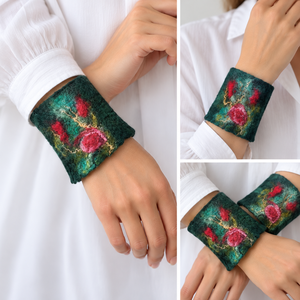Manșete impaslite  - accesorii nuntă - bijuterii mireasă - manșete nuntă și ace de cravată - Artynos.ro