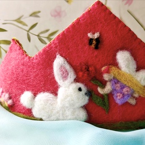 Coronita din fetru - îmbrăcăminte și modă - accesorii păr - accesorii de păr - Artynos.ro