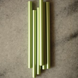 Bețișoare de ceară cu ștampilă perlată verde pal pentru pistol de topit - 6 bucăți -  - Artynos.ro