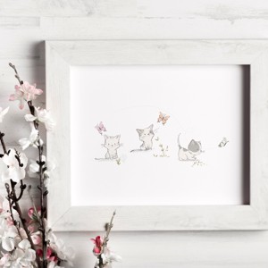 Kitten arta de perete, decorare camera copiilor -  - Artynos.ro