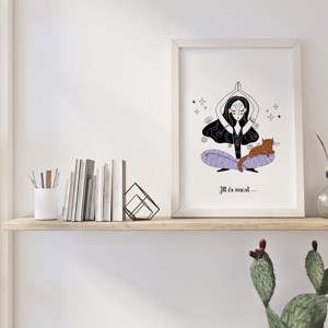 Yoga poster, yoga motivational imagine, yoga studio decor de perete -  - Artynos.ro