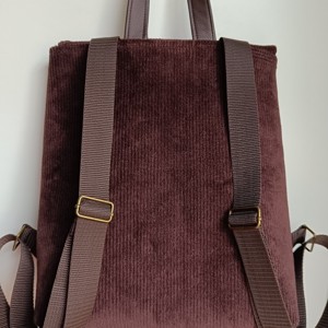 Rucsac / rucsac de catifea Corduroy pentru femei - geantă și husă - genți de umăr și genți de mână - raniță - Artynos.ro