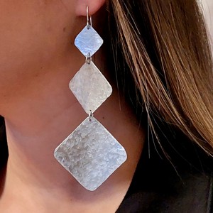 Cercei minimali din aluminiu, Bijuterii, Cercei lungi, , ARTYNOS