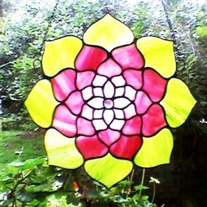 Mandala tiffany fereastra decor, Casa & Stil de viata, Accesorii pentru decorat casa, Decoratiuni cu tematica spirituala, Mandala, , ARTYNOS