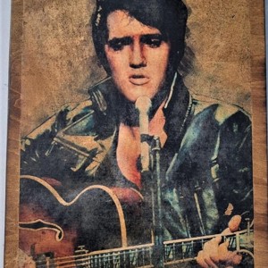 Elvis poza din lemn, Casa & Stil de viata, Accesorii pentru decorat casa, Picturi murale, Arta de perete din lemn, , ARTYNOS