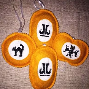 Toamna, Haloween simțit ornamente cu decorare cusatura cruce -  - Artynos.ro