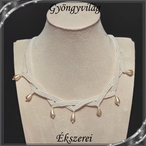 Seturi de bijuterii: set de bijuterii pentru nunta, mireasa, casual SL-14E-ÜGY01-1, Accesorii nunta, Bijuterii mireasa, Colier mireasa, ,  SL-14E-ÜGY01-1

Am facut acest colier cu margele miyuki crem de 2mm si margele drop crem de 6x8mm...., ARTYNOS