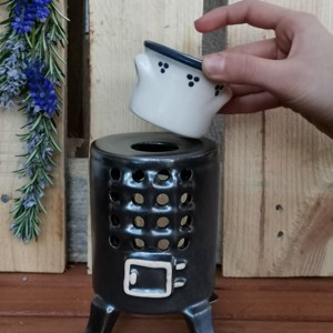 Soba de fier cu lampă de aromă - casă & stil de viață - lumânări, parfumuri, arome - umidificator - Artynos.ro