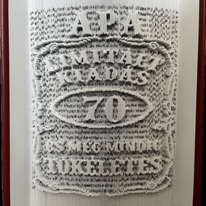 Sculptura carte aniversara, Casa & Stil de viata, Accesorii pentru decorat casa, Decoratiuni de masa si decoratiuni pentru rafturi , Sculptura de carte, carte pliata, , ARTYNOS