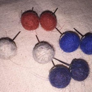 Cercei cu buton Berry, 4 perechi, , , ARTYNOS