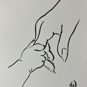 Desen de familie împreună - arte vizuale și accesorii  - grafică, ilustrație - alte desene - Artynos.ro