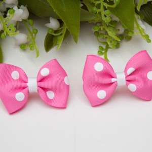 Masnis elastic de par - Puncte roz polka - Artynos.ro
