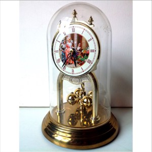 Ceas cu cuc vintage cu scenă barocă, pendul rotativ auriu - casă & stil de viață - decorațiuni de casă - decorațiuni de pereți - ceasuri de perete - Artynos.ro