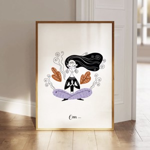 Yoga poster, yoga motivational imagine, yoga studio decor de perete, , , ARTYNOS