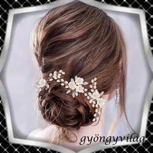 Bijuterii, ornamente de păr, catarame de păr: nuntă, mireasă, ornamente de păr casual, ES-H-SZ20e SET -  - Artynos.ro
