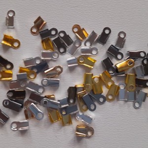 Capete de inchidere - 6x3 mm - 50 buc./pachet - culori asortate, , , ARTYNOS
