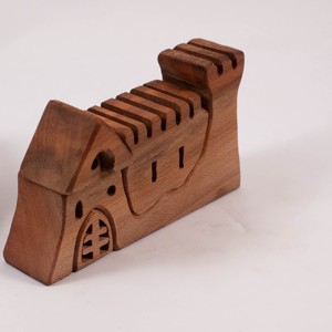  Castel din lemn, constructor din lemn, puzzle -  - Artynos.ro