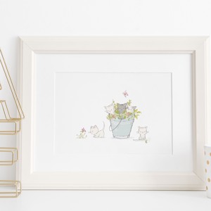 Kitten arta de perete, decorarea camerei pentru copii -  - Artynos.ro