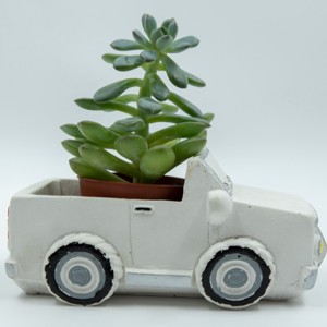 Material de beton Alb - pickup auriu cu pană de cauciuc -  - Artynos.ro