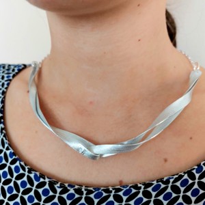 Colier rasucit din aluminiu, , , ARTYNOS