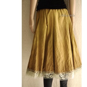 GAIA / primăvară - fustă cu design artistic - îmbrăcăminte și modă - haine damă - fustă damă - Artynos.ro