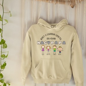 Pulover bunic personalizat cu inscriptie - Cadou unic pentru DAD, tata, , , Disponibil si cu subtitrare!

La comanda, va rugam sa specificati numarul de personaje si numele co..., ARTYNOS