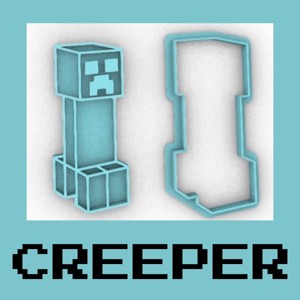 Set taietor de prajituri Minecraft - Mai multe tipuri - Artynos.ro