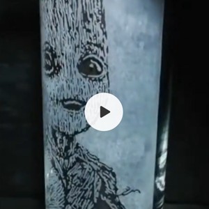 Pahar de sticlă cu model Groot  -  - Artynos.ro