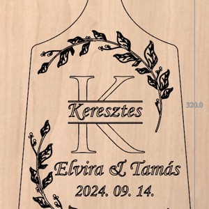 Placă de tăiere personalizată din nuc pentru nuntă, aniversare. - accesorii nuntă - amintiri și cadouri de nuntă - cadou nuntă - set de ceremonie - Artynos.ro