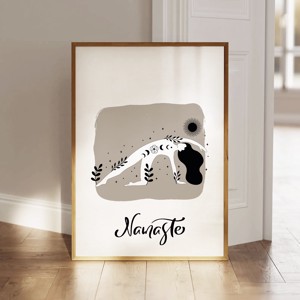 Yoga poster, yoga motivational imagine, yoga studio decor de perete, , , ARTYNOS