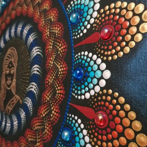 Regina Estului mandala punctată -  - Artynos.ro