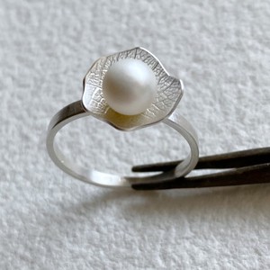 Inel din argint cu perla Swarovski, , Confectionarea bijuteriilor, Prelucrarea metalelor, ARTYNOS