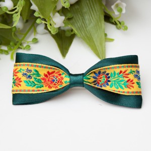 Clema de par cu model floral si model popular - Verde inchis, , , ARTYNOS