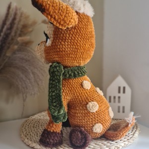 Căprioară croșetată - jucării și echipamente pentru copii - plușuri - figurine de pluș - Artynos.ro