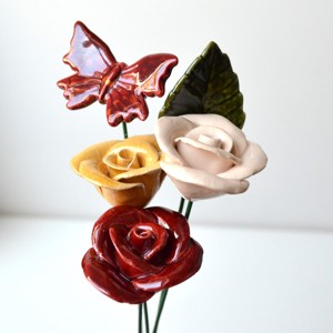 Buchet de trandafiri, flori mixte din ceramica, Casa & Stil de viata, Decoratiuni de casa, Accesorii florale, Buchete de flori, , ARTYNOS