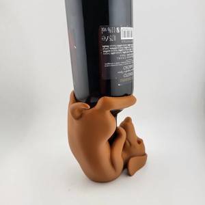 Suport de vin cu teckel - casă & stil de viață - accesorii pentru echipamente de bucătărie - decorații de bucătărie - decorațiuni de bucătărie - Artynos.ro