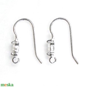 925 argint sterling argint sterling clemă pentru cercei EFK A 05 alb -  - Artynos.ro