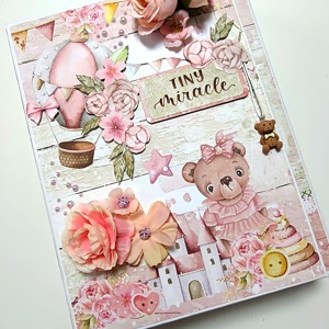 Tiny Miracle album de memorie pentru copii, album foto, scrapbook - Artynos.ro
