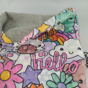 Eșarfă tubulară cu animal, cu model floral (bebeluș) -  - Artynos.ro