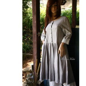 EMILY - rochie cu design din in - îmbrăcăminte și modă - haine damă - rochie, dintr-o bucată - Artynos.ro