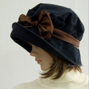 ANDERSEN - pălărie din catifea albastru miezul nopții - îmbrăcăminte și modă - eșarfe, pălării, fularuri - pălărie - Artynos.ro