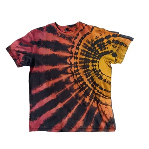 Tricou Batik marimea XL - apus de soare, , , ARTYNOS