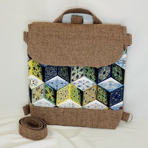 3in1 rucsac panza pentru femei, , , Geanta 3in1 din panza pentru femei realizata din panza decorativa durabila. In interior are o captu..., ARTYNOS