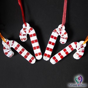 Mozaic din sticla ornament pentru pomul de Craciun "acadea", , , Inainte de a comanda, va rugam sa trimiteti un mesaj pentru a va informa cu privire la cantitatea d..., ARTYNOS