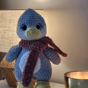 Pinguin crosetat, Jucarii si echipamente pentru copii, Plusuri, Papusa crosetata, papusa de plus, Crosetat, ARTYNOS