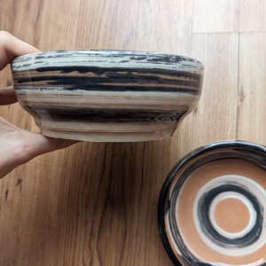 Bol ceramic cu dungi -  - Artynos.ro